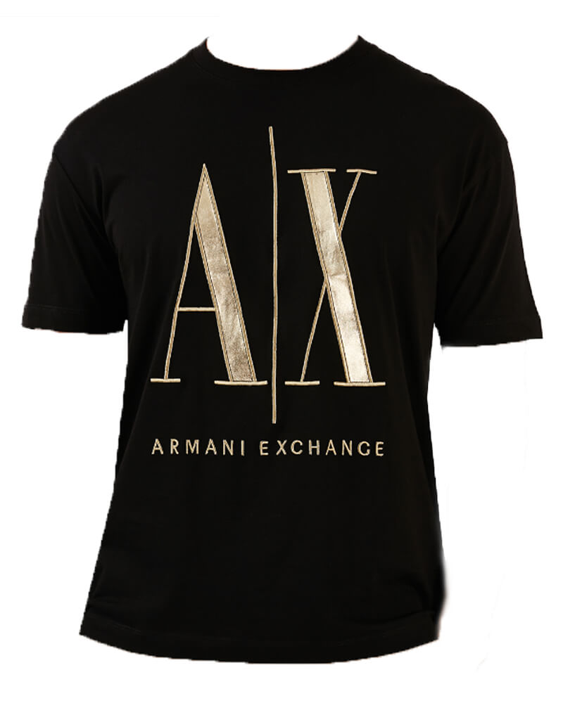 Armani Exchange Men T Shirt Black Str. L