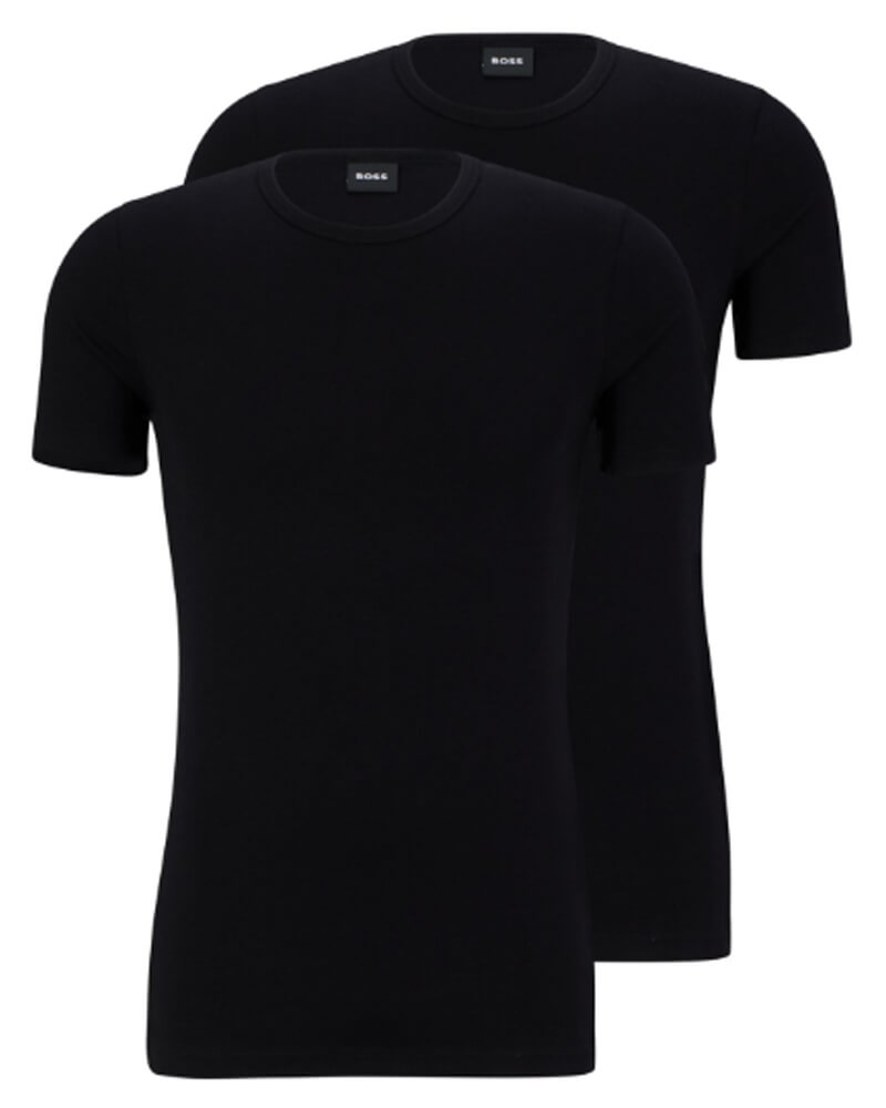 Hugo Boss Two Pack Crew Neck T Shirt Slim Fit XXL