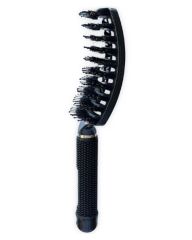 Yuaia Haircare Curved Paddle Brush Black