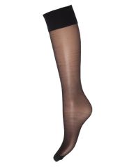 Decoy Silk Look (20 Den) Black 3-Pack Knee High One Size