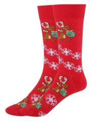 Nissebanden Christmas Socks Red Size 36-40