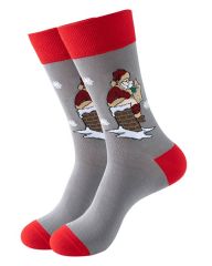 Nissebanden Christmas Socks Grey Size 36-40