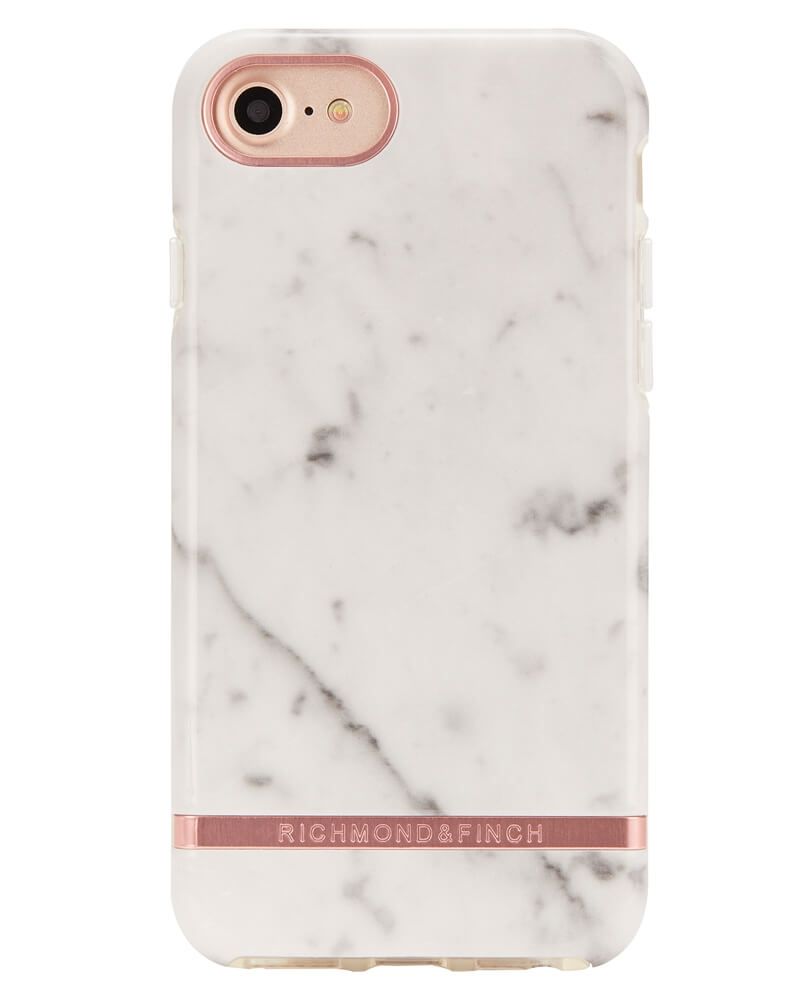 Richmond And Finch White Marble Rose iPhone 6/6S/7/8 Cover - Main Image