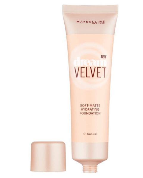 Maybelline Dream Velvet Soft Matte Hydrating Foundation - 01 Natural Maybelline Dream Velvet Soft Matte Hydrating Foundation - 01 Natural