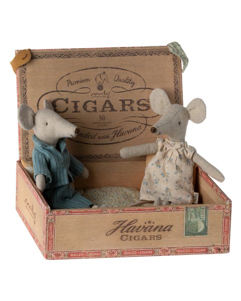 Maileg Mor & Far Mus I Æske