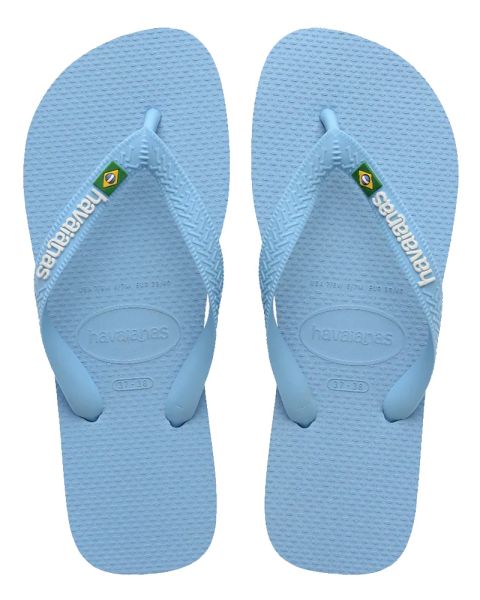 Havaianas Brasil Logo - Blå Lavendel/Hvid - Str. 37/38
