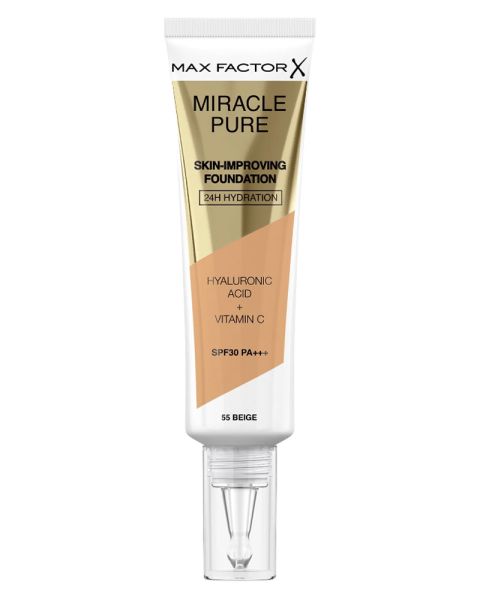 Max Factor Miracle Pure Skin-Improving Foundation - 55 Beige