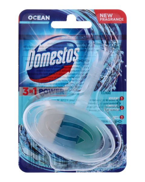 Domestos 3 in 1 Power Toilet Block Ocean