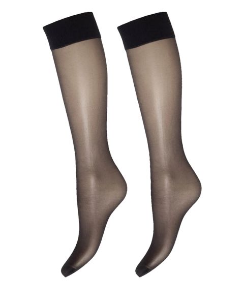 Decoy Elegant (15 Den) Black 2-Pack Knee High One Size Decoy Elegant (15 Den) Black 2-Pack Knee High One Size