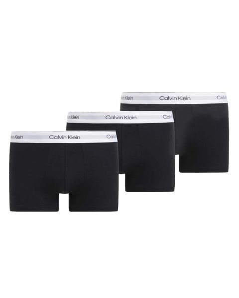 Calvin Klein Cotton Stretch Shorty Trunks 3-Pak Sort Str. L