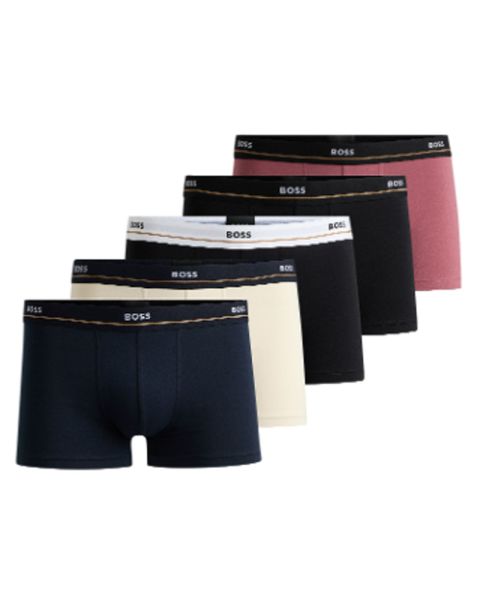Boss Hugo 5-pack Boxer Trunk Cotton Stretch Str. XL