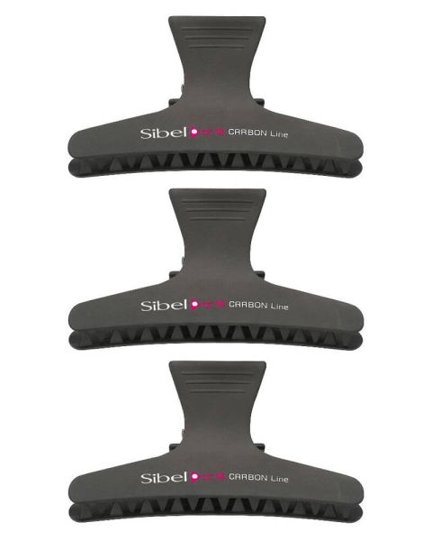 Sibel Carbon Line cc18 Hair Clips 8,3cm - Ref. 9376300