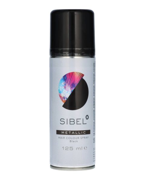 Sibel Metallic Hair Colour Spray Black - Art 0230000-20