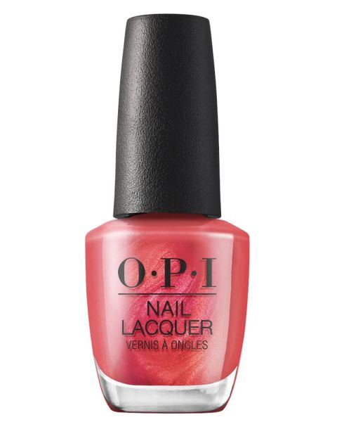 OPI Nail Lacquer Paint The Tinseltown Red