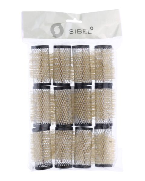 Sibel Metal Rollers Black 28mm Ref. P001336