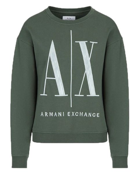 Armani Exchange Men's Sweatshirt Green XL Armani Exchange Men's Sweatshirt Green XL