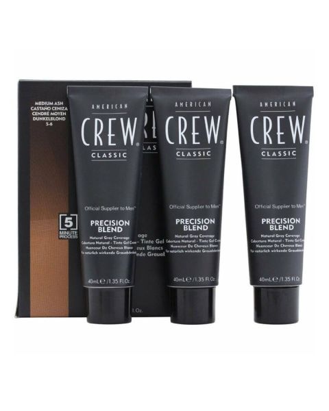 American Crew Precision Blend - Medium Ash 5-6 3x40ml