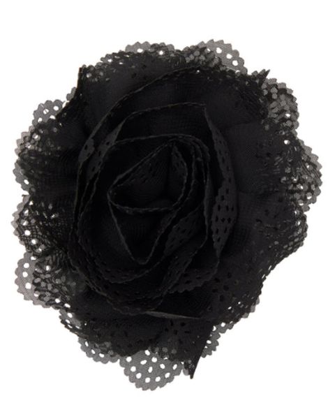 Pico Lace Rose Claw Black Pico Lace Rose Claw Black