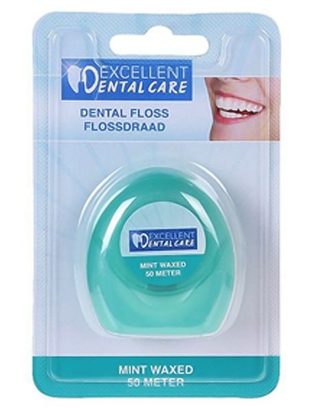 Excellent Houseware Dental Floss Mint Waxed Green