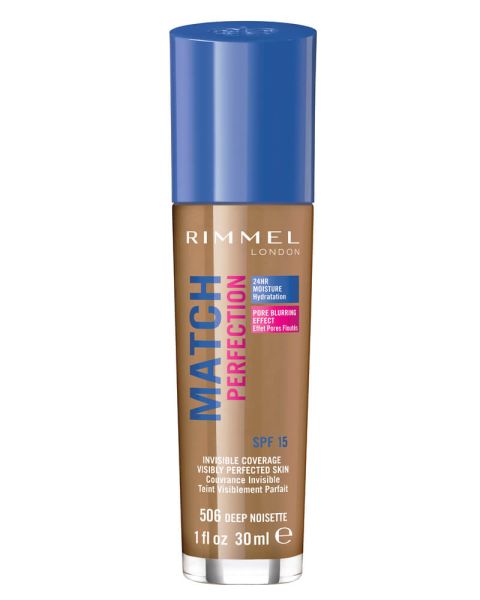 Rimmel Match Perfection SPF 15 506 Deep Noisette