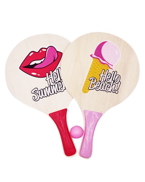 Fun & Games Beach Ball Set Pink