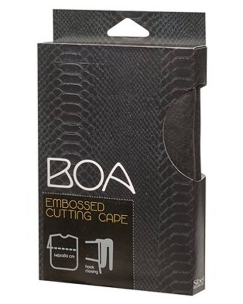 Sibel BOA Hairdressing Cape Black Snakeskin Ref. 501064202