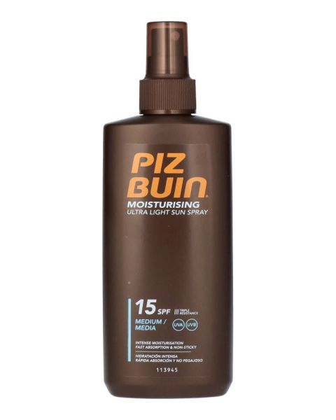Piz Buin Moisturising Ultra Light Sun Spray SPF 15