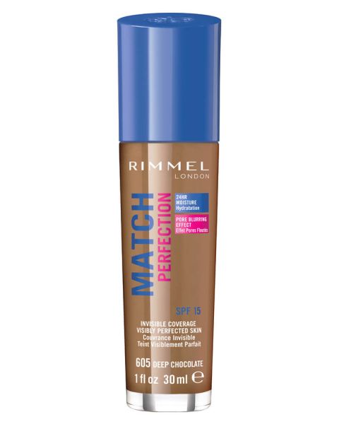 Rimmel Match Perfection SPF 20 605 Deep Chocolate