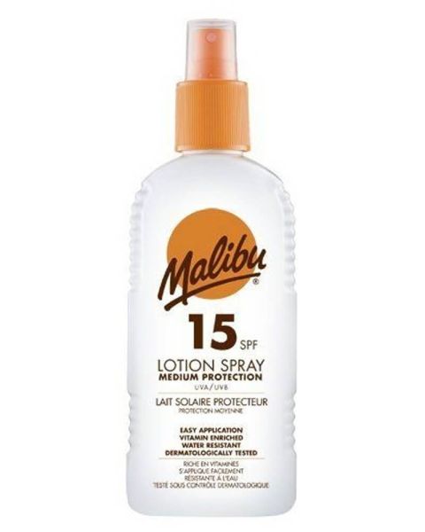 Malibu Sun Lotion Spray SPF 15