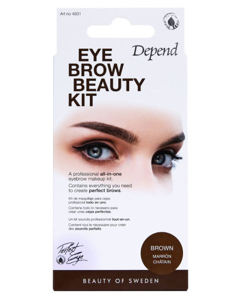 Depend Eye Brow Beauty Kit - Brown Art. 4931 Depend Eye Brow Beauty Kit - Brown Art. 4931