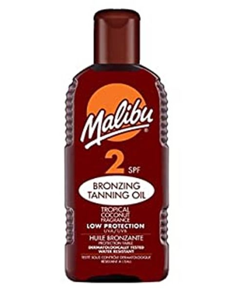 Malibu Bronzing Tanning Oil SPF 2