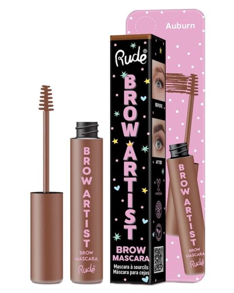 Rude Cosmetics Brow Artist Brow Mascara Auburn