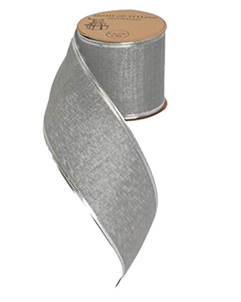 Excellent Houseware Silver Glitter Gift Ribbon