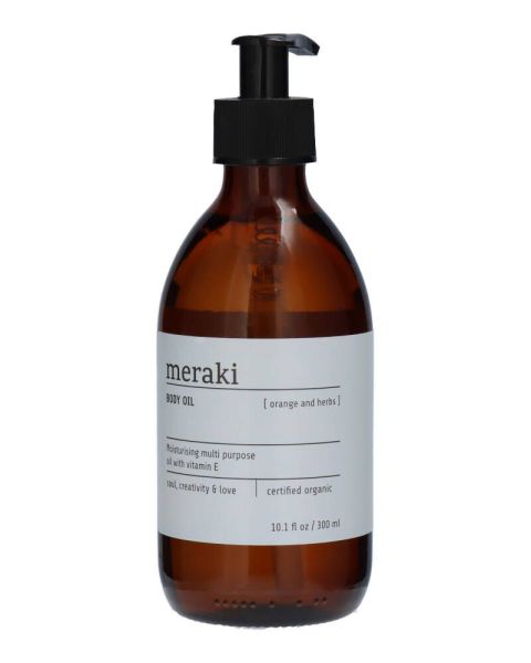Meraki Body Oil Orange and Herbs