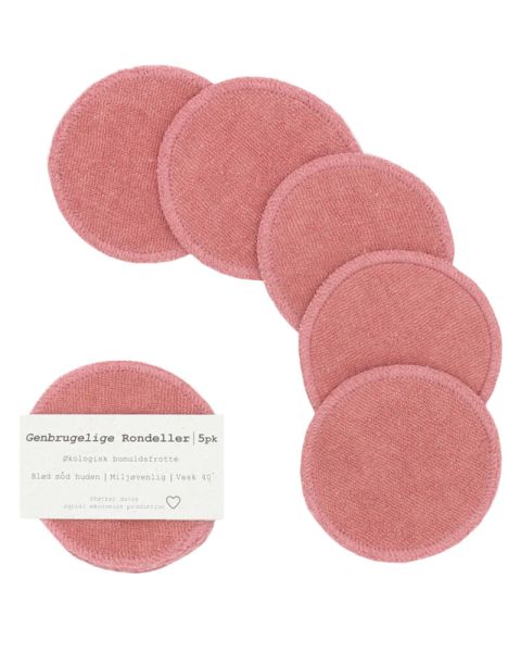 Recyclable Pad Dark Rosa