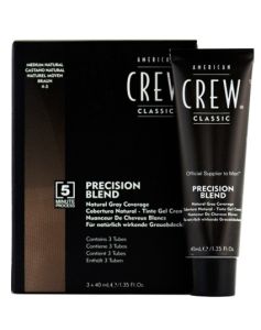 American Crew Precision Blend - Medium Natural 4-5 3x40ml 