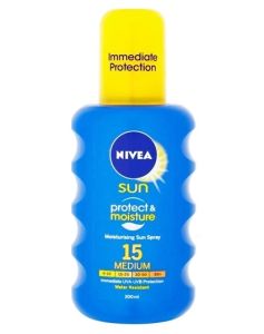 Nivea Sun Protect And Moisture SPF 15 Medium (Spray) 200 ml