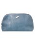 Gillian Jones Cosmetic Bag Blue Snake Art: 10742-13 