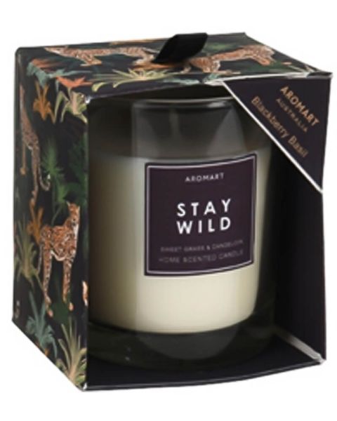 Excellent Houseware Stay Wild Scented Candles Sweet Grass & Dandelion