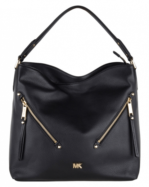 Michael michael kors evie pebble leather shoulder bag sales