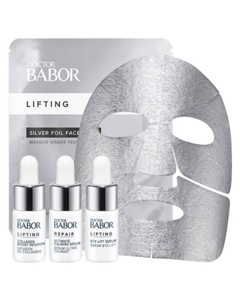 Doctor Babor Lifting Cellular Costomized  Silver Foil Face Mask