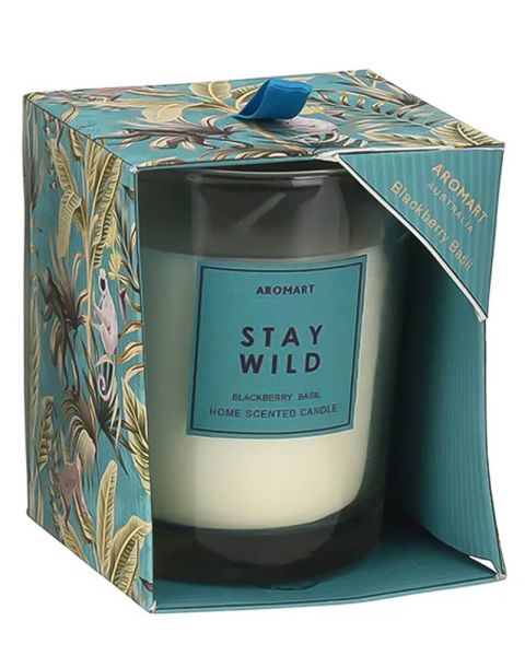 Excellent Houseware Stay Wild Scented Candles Blackberry Basil