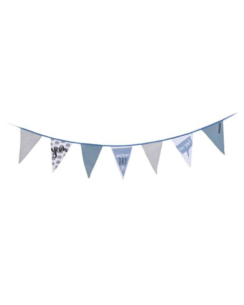 Party Collection Flag Garland Blue