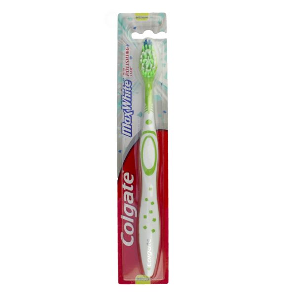 Colgate MaxWhite Toothbrush - Medium - Green
