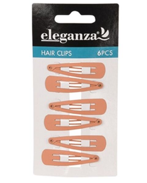 Eleganza Hair Clips Orange