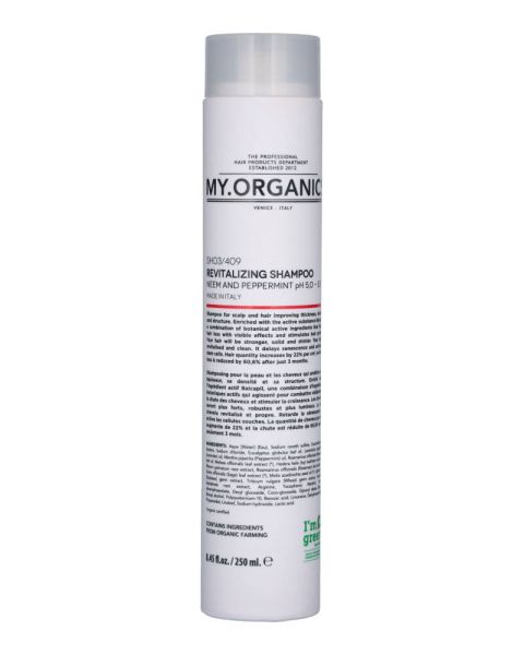 My organics new arrivals shampoo