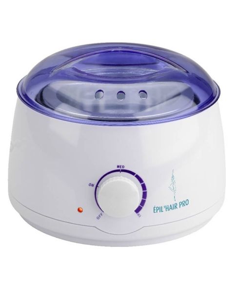 Heated online wax pot