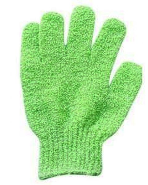 Eleganza Scrubbing Glove Green