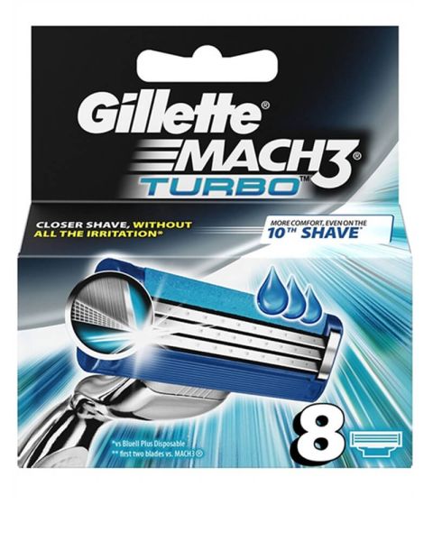 Gillette Mach3 Turbo - 8pak