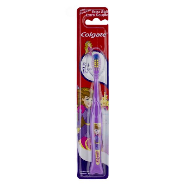 Colgate Toothbrush Kids 5+ years - Extra soft - Purple Princess
